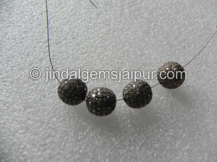 Diamond Studded Silver Ball